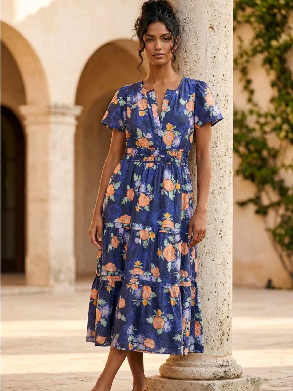 Anthropologie Maeve Somerset Maxi Dress